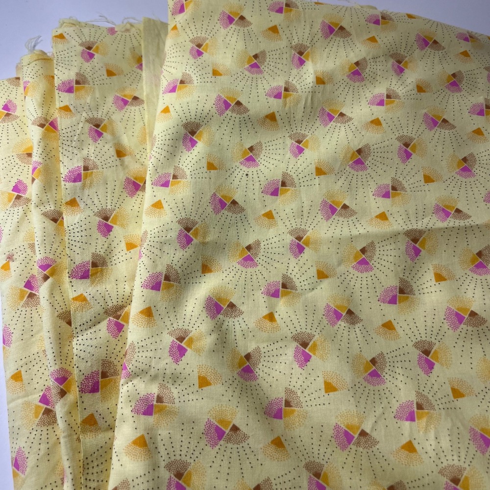 Marcus Fabrics Victoria Findlay Wolfe Mostly Manor Felix Yellow Fabric 80 x 87"